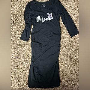 Pressed maternity dress